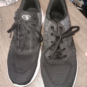 Mens Size 12, Athletic Works Black Athletic Sneakers